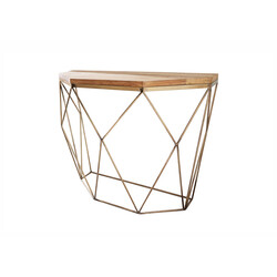 Konsoollaud DIAMOND naturaalne / mango, 90x35xH75 cm