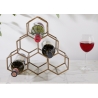 Veiniriiul HONEYCOMB kuldne, 34x14xH33 cm