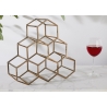 Veiniriiul HONEYCOMB kuldne, 34x14xH33 cm