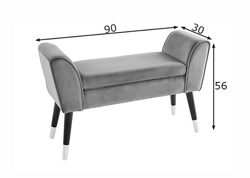 Pink SCARLETT hall / must, 90x30xH56 cm