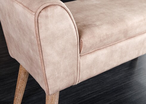 Pink SCARLETT helepruun, 90x30xH56 cm