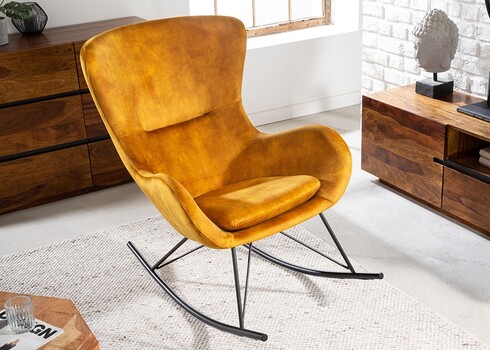 Kiiktool SCANDINAVIA kollane, 77x115xH99 cm