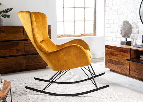 Kiiktool SCANDINAVIA kollane, 77x115xH99 cm