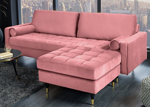 Tumba COSY roosa, 80x80xH45 cm