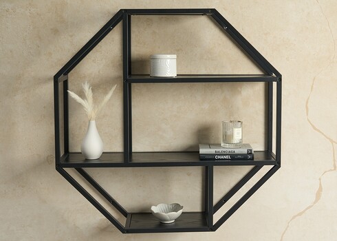 Seinariiul SLIM LINE tumehall, 77x20xH77 cm