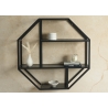 Seinariiul SLIM LINE tumehall, 77x20xH77 cm
