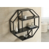 Seinariiul SLIM LINE tumehall, 77x20xH77 cm