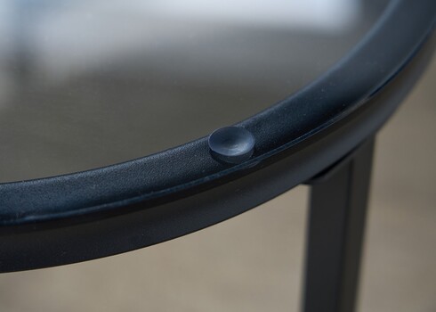 Diivanilaudade komplekt ELEMENTS must marmor, 2 tk