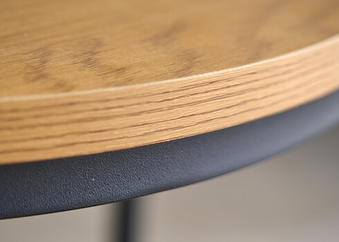 Diivanilaudade komplekt ELEGANCE metsik tamm / must, 2 tk