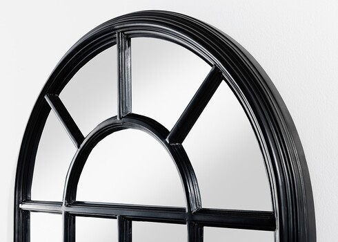 Seinapeegel CASTILLO must, 60x5xH140 cm