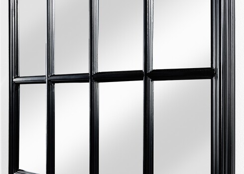 Seinapeegel CASTILLO must, 60x5xH140 cm