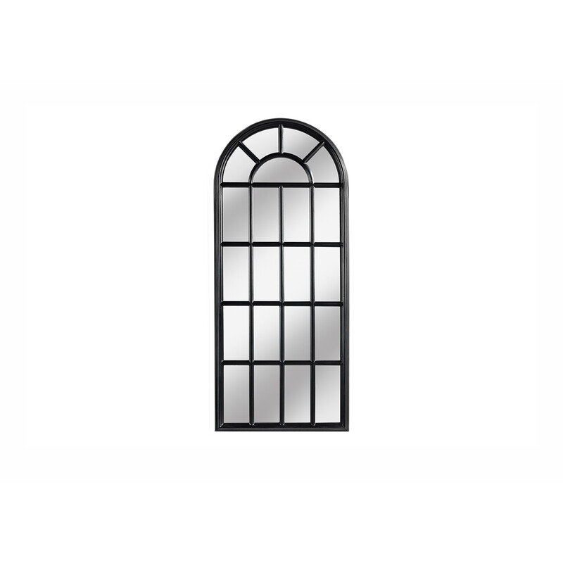 Seinapeegel CASTILLO must, 60x5xH140 cm