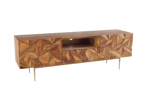 Tv-alus STONE sheesham, 160x40xH53 cm