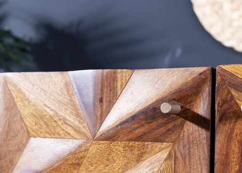 Kummut STONE sheesham, 145x43xH73 cm