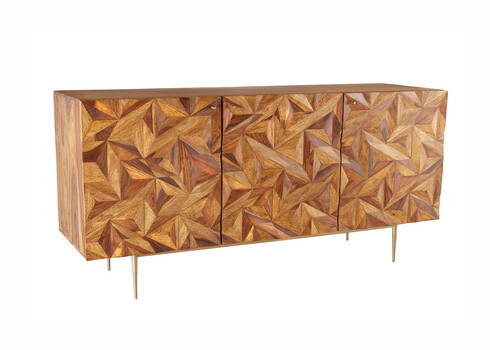 Kummut STONE sheesham, 145x43xH73 cm