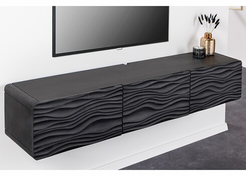 Tv-alus LAGOON must, 160x30xH33 cm