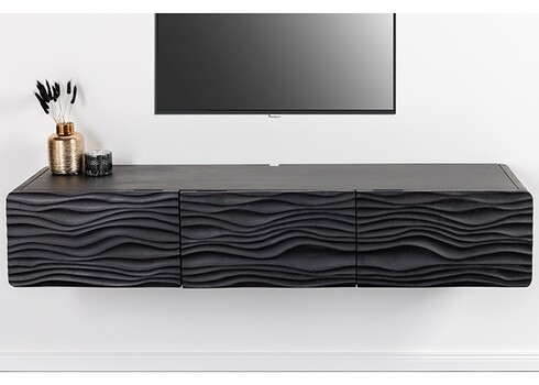 Tv-alus LAGOON must, 160x30xH33 cm