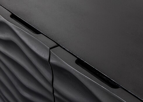 Tv-alus LAGOON must, 160x30xH33 cm