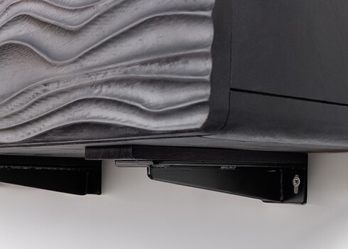 Tv-alus LAGOON must, 160x30xH33 cm