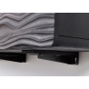 Tv-alus LAGOON must, 160x30xH33 cm