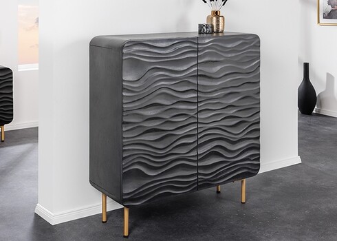 Kapp LAGOON must, 100x38xH120 cm