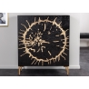 Kapp CIRCLE must / kuldne, 100x38xH120 cm