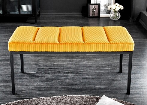 Pink BOUTIQUE kollane, 80x35xH42 cm