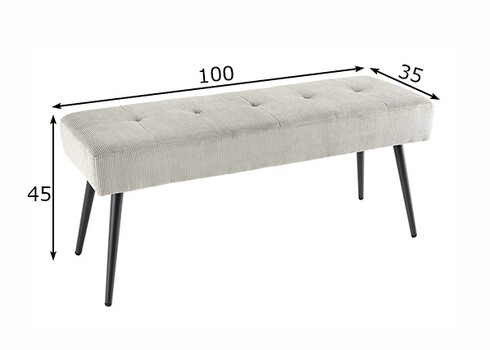 Pink BOUTIQUE helehall, 100x35xH45 cm