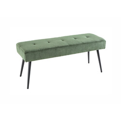 Pink BOUTIQUE roheline velvet, 100x35xH45 cm