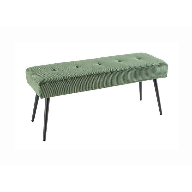 Pink BOUTIQUE roheline velvet, 100x35xH45 cm