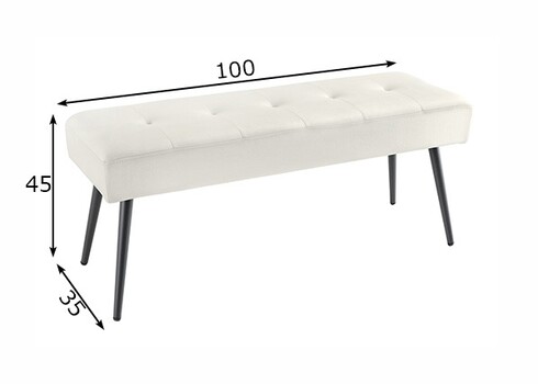 Pink BOUTIQUE helebeež, 100x35xH45 cm