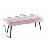 Pink BOUTIQUE roosa, 100x35xH45 cm