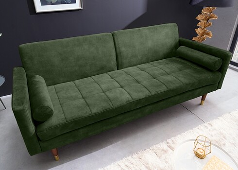 Diivan COUTURE roheline, 196x74xH80 cm