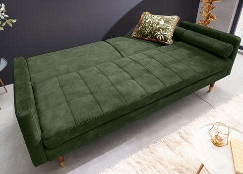 Diivan COUTURE roheline, 196x74xH80 cm