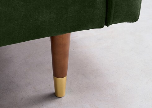 Diivan COUTURE roheline, 196x74xH80 cm