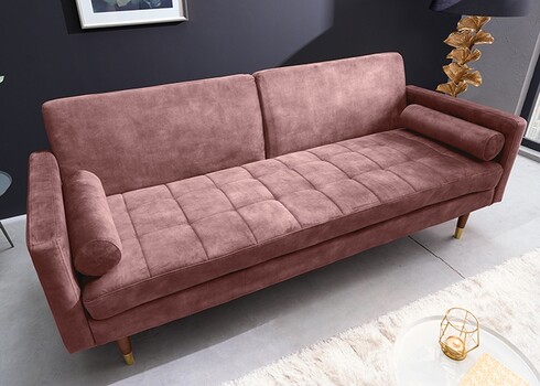 Diivan COUTURE roosa, 196x74xH80 cm