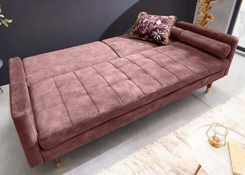 Diivan COUTURE roosa, 196x74xH80 cm