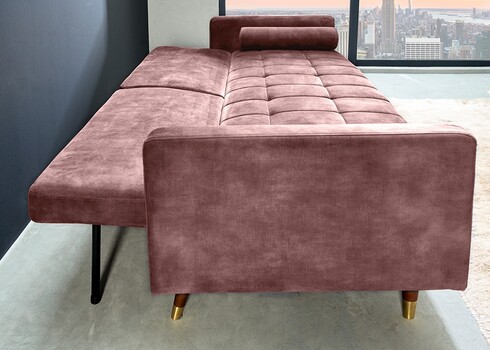 Diivan COUTURE roosa, 196x74xH80 cm