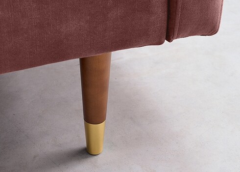 Diivan COUTURE roosa, 196x74xH80 cm