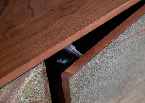 Kummut SOUL naturaalne kivi / pruun, 175x38xH75 cm