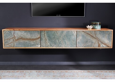 Tv-alus SOUL naturaalne kivi / pruun, 160x33xH29 cm