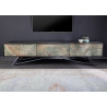 Tv-alus SOUL naturaalne kivi / must, 200x38xH50 cm
