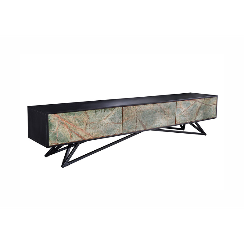 Tv-alus SOUL naturaalne kivi / must, 200x38xH50 cm Tv-alus SOUL naturaalne kivi / must, 200x38xH50 cm