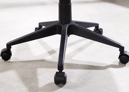 Kontoritool LAZIO must, 70x60xH115-125 cm