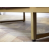 Kummut GATSBY pruun / kuldne, 160x40xH75 cm