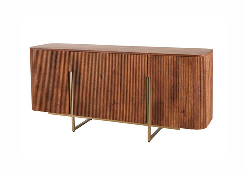 Kummut GATSBY pruun / kuldne, 160x40xH75 cm