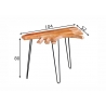 Konsoollaud WILD pruun, 104x52xH80 cm