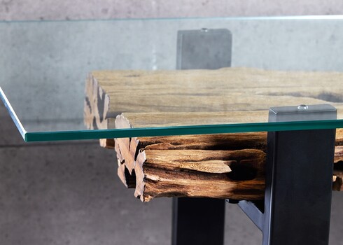 Konsoollaud BARRACUDA naturaalne, 150x50xH76 cm