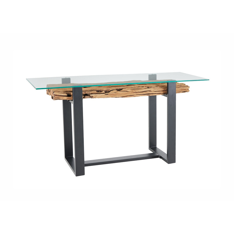 Konsoollaud BARRACUDA naturaalne, 150x50xH76 cm