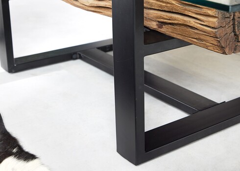 Diivanilaud BARRACUDA naturaalne, 130x70xH42 cm